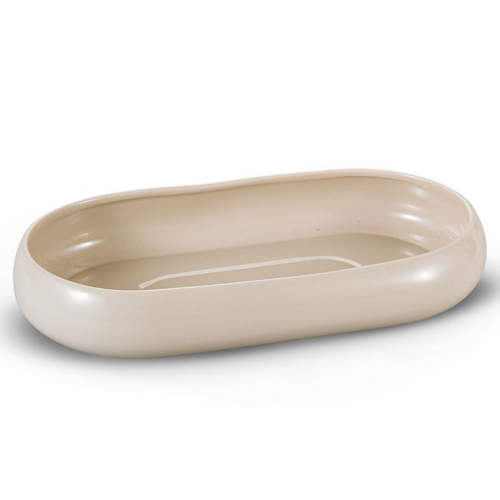Liman Home Decor - Liman Online BRICARD BONDY SCHAAL | OVAAL 35 X18 X6 CM TAUPE
