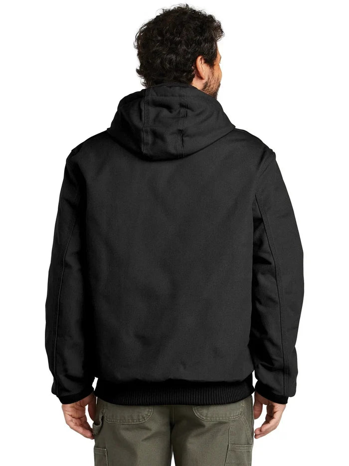 Carhartt Tall Quilted-Flannel-Lined Duck Active Jacket