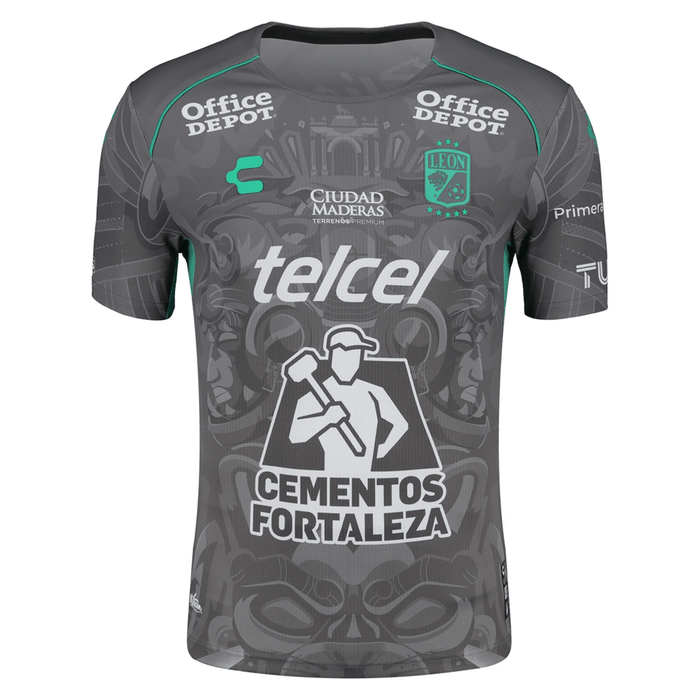 Charly Avion Ramirez Leon Third Jersey 24/25 (Grey/Green) | SoccerWearhouse