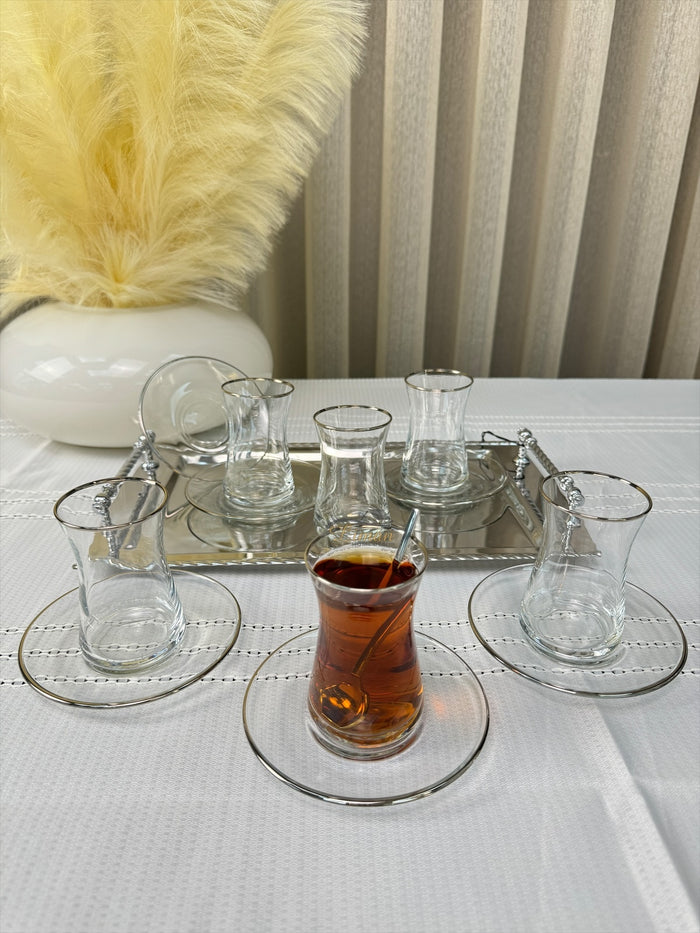 Esco Esco Theeset Zilver 12 Delig | 6 Persoons