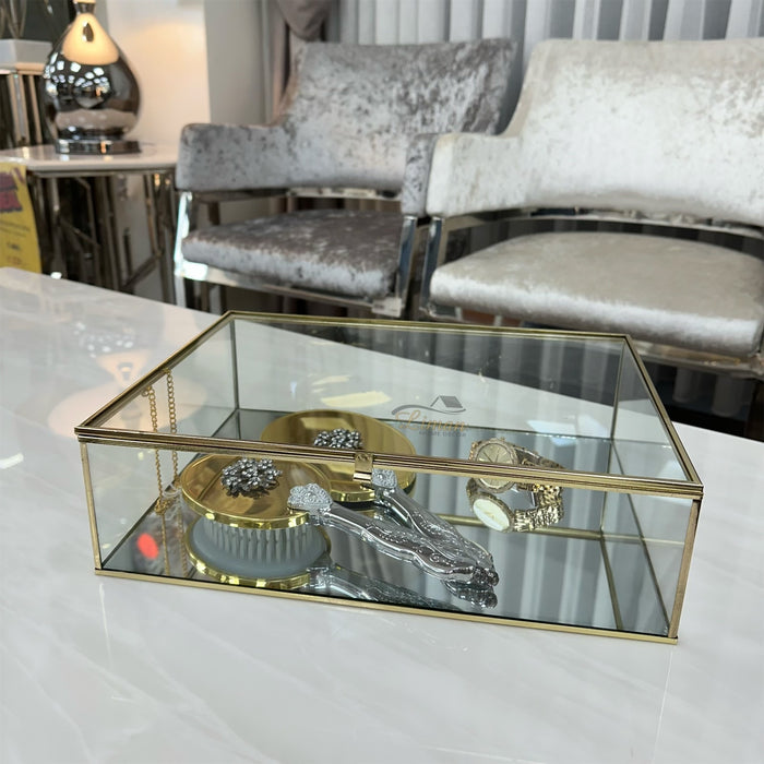 FUGURATO Fugurato Juwelenkist Transparant 40 x 30 cm Goud