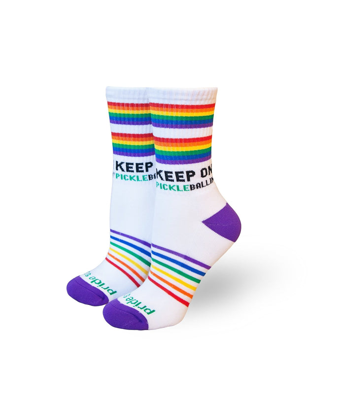 Keep on Pickleballin' by Pride Socks