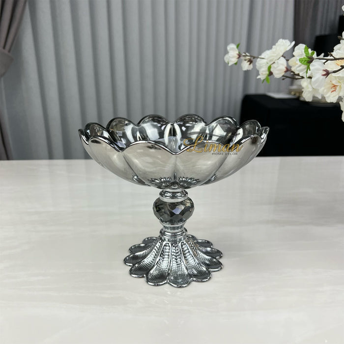 Liman Home Decor - Liman Online Papatya Serveerkom Zilver