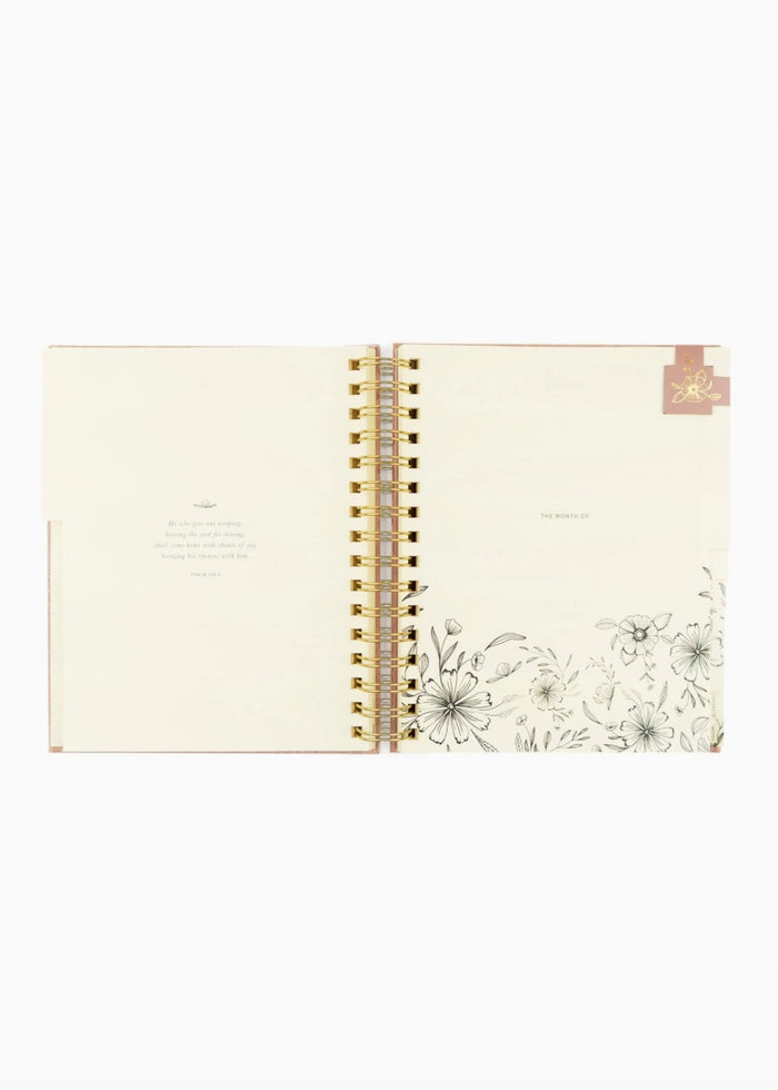 12-Month Undated Spiral Planner Sonora Theme FF Home & Lifestyle