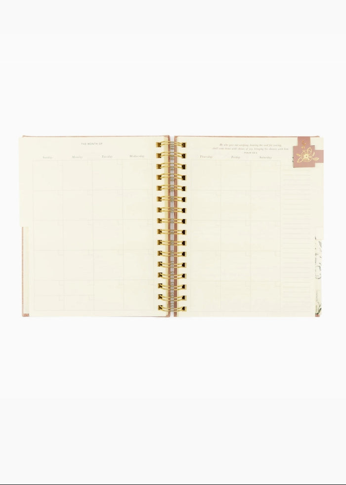 12-Month Undated Spiral Planner Sonora Theme FF Home & Lifestyle