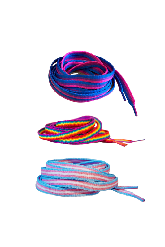 3 Pairs of Shoelaces by Pride Socks