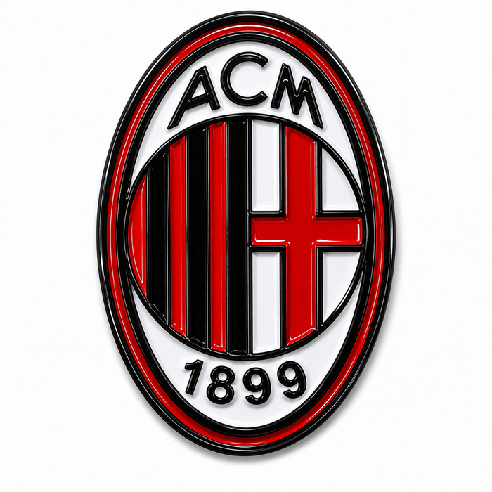 AC Milan Enamel Pin | SoccerWearhouse