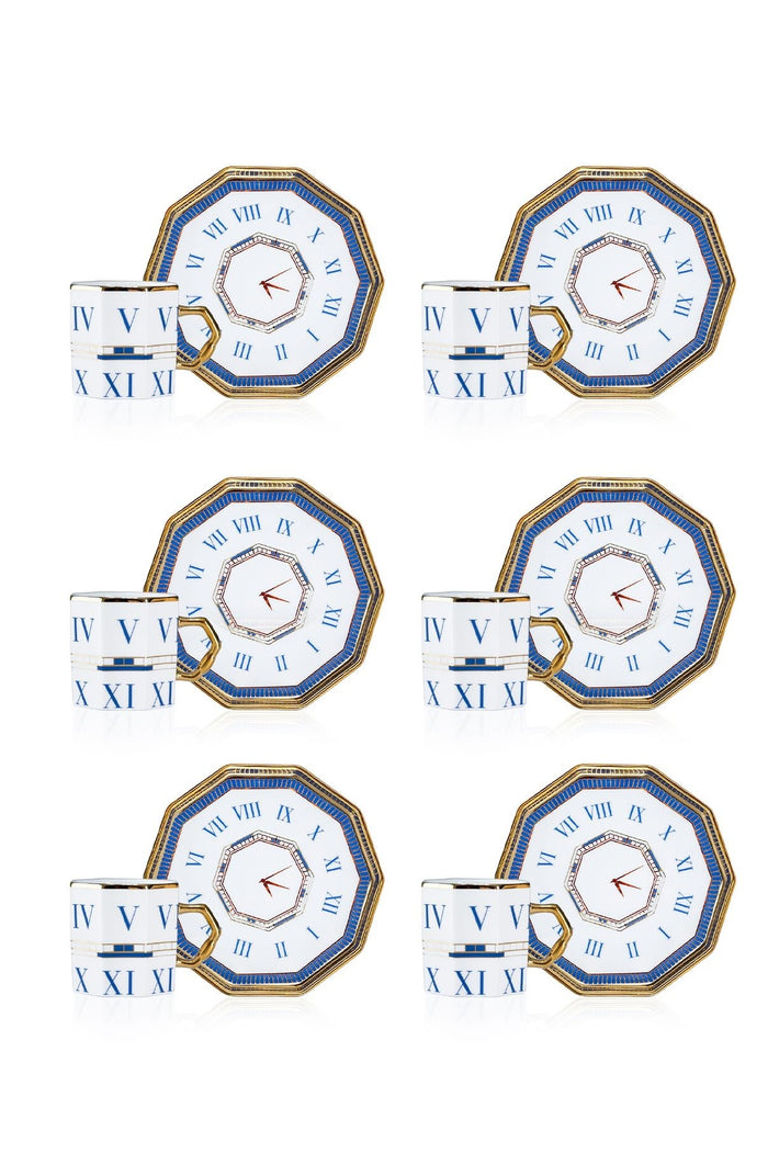 ACR ACR Timeless Espressoset 12 Delig | 6 Persoons Blauw