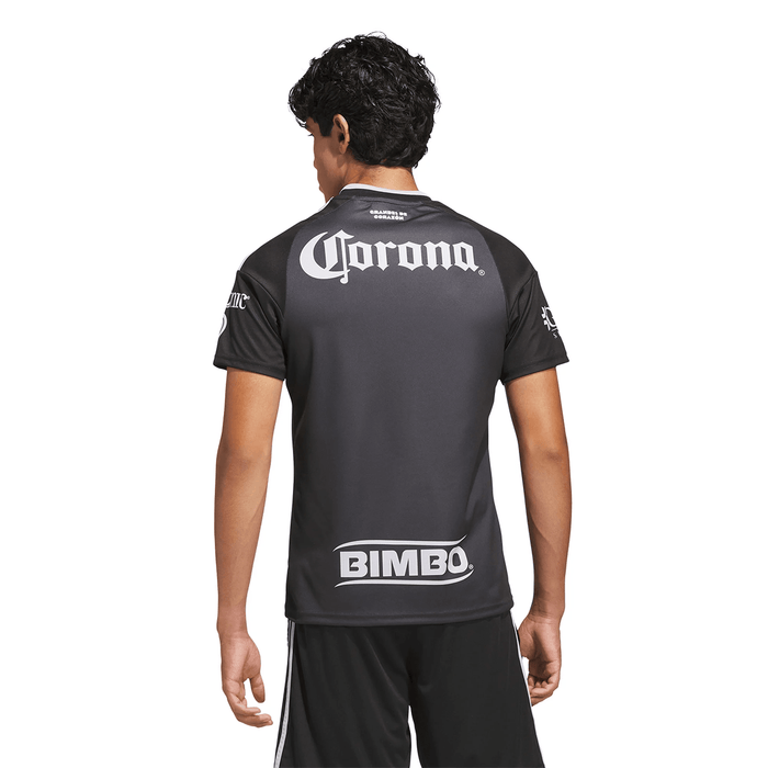 adidas Mens Club America Away Jersey 26/27 (Black/Carbon) | SoccerWearhouse