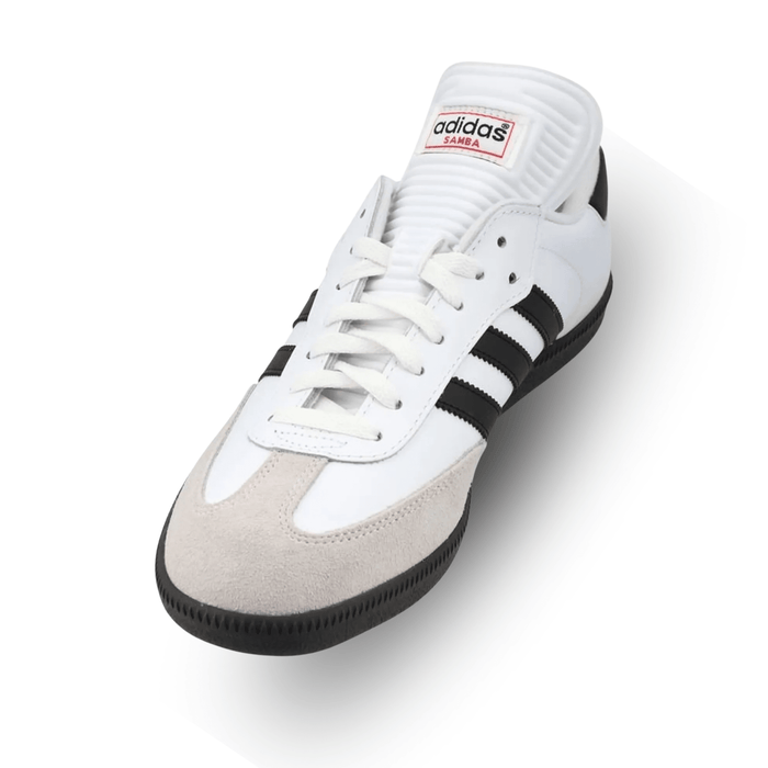 adidas Samba Classic Indoor Shoes (White/Black) | SoccerWearhouse