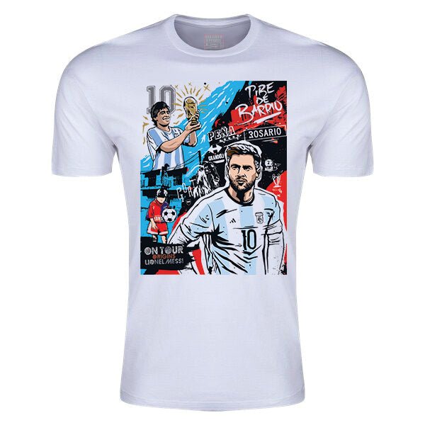 Argentina Messi & Maradona Collage T-Shirt | SoccerWearhouse