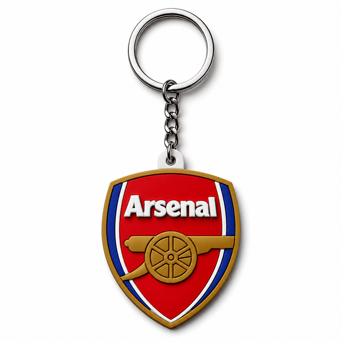 Arsenal FC Rubber Keychain | SoccerWearhouse