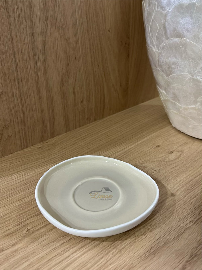 BRICARD PORCELAIN Barles / Cupido Beige Theeset 12 Delig | 6 Persoons