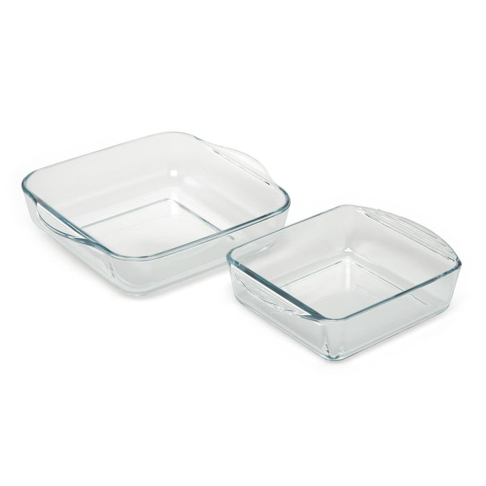 Liman Home Decor - Liman Online Borcam 2-Dlg Vierkant Ovenschaal
