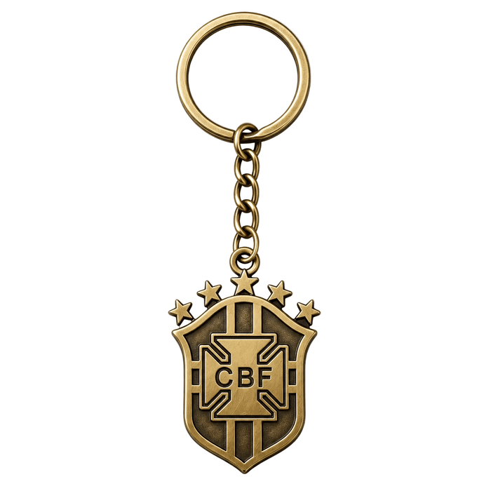 Brazil National Team Metal Keychain | SoccerWearhouse