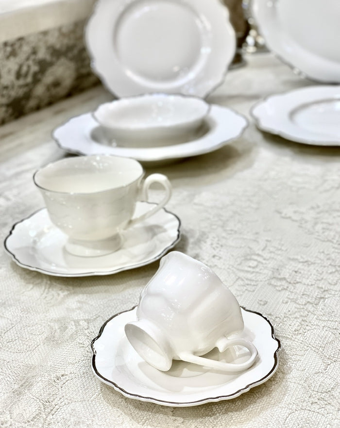 BRICARD PORCELAIN BRICARD LECCI ESPRESSO SET 12-DELIG