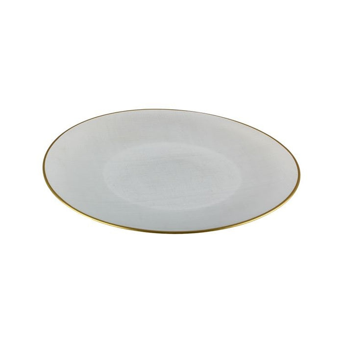 BRICARD PORCELAIN BRICARD TEX BORDENSET 32CM PER STUK
