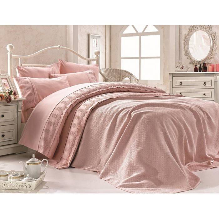 Cemil Ipekci CEMIL IPEKCI LOREN  9-DELIG  BEDSPREI SET ROSE