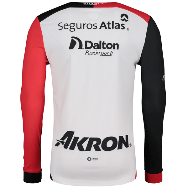 Charly Atlas Away Long Sleeve Jersey 24/25 (White) | SoccerWearhouse