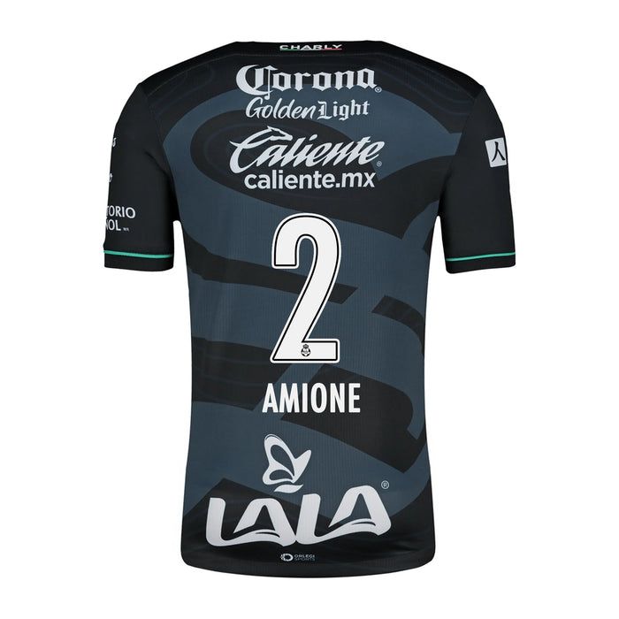 Charly Bruno Amione Santos Third Jersey 24/25 (Black/Grey) | SoccerWearhouse