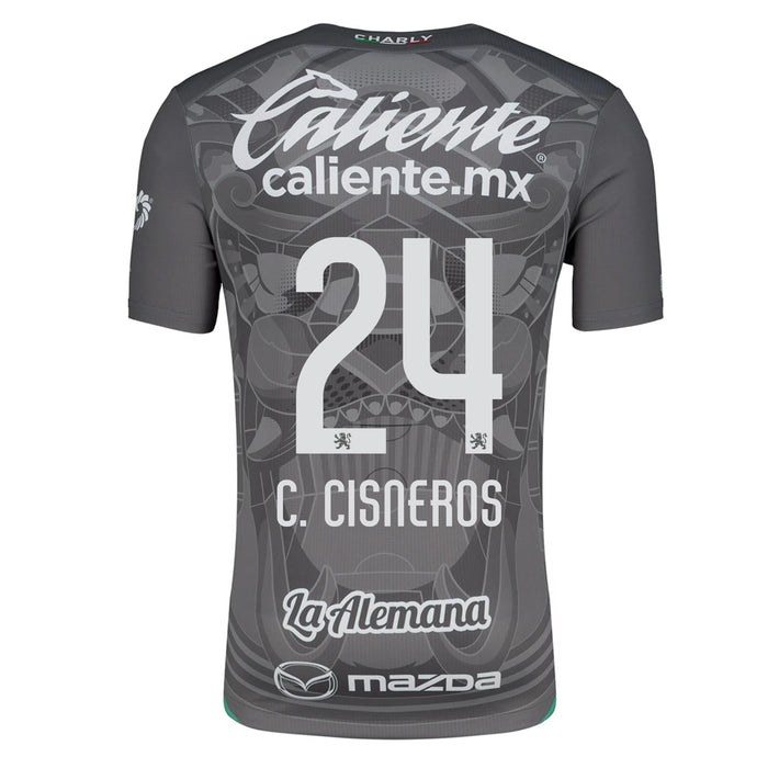 Charly Carlos Cisneros Leon Third Jersey 24/25 (Grey/Green) | SoccerWearhouse
