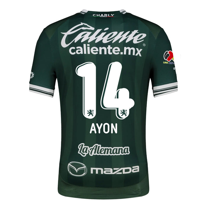 Charly Ettson Ayon Men's Leon FC Home Jersey 25/26 w/ BBVA Liga Patch (Green) | SoccerWearhouse