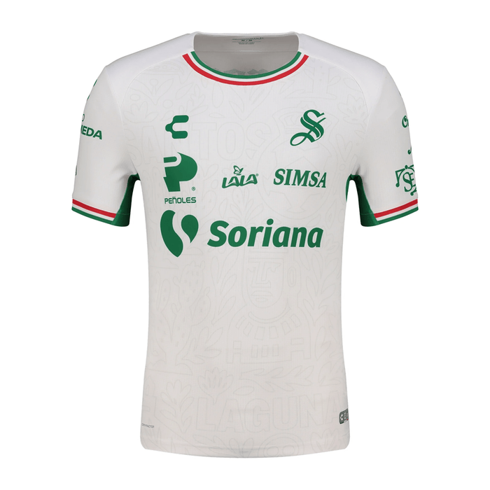 Charly Men's Santos Third Jersey 25/26 (White) | SoccerWearhouse