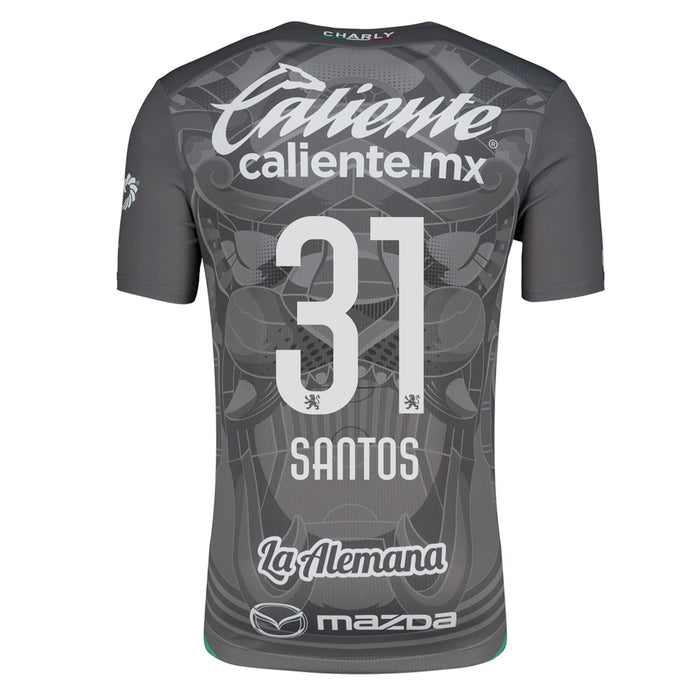 Charly Sebastian Santos Leon Third Jersey 24/25 (Grey/Green) | SoccerWearhouse