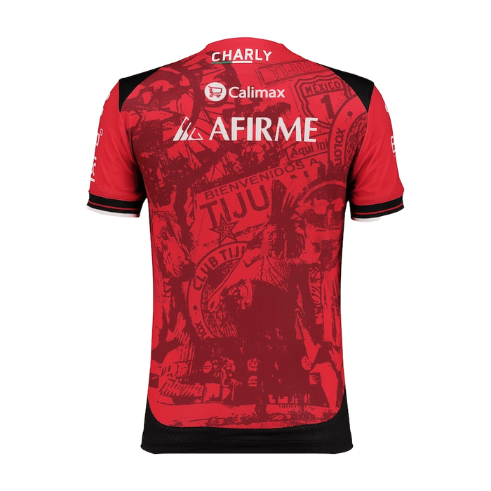 Charly Youth Xolos De Tijuana Home Jersey 25/26 (Red/Black) | SoccerWearhouse