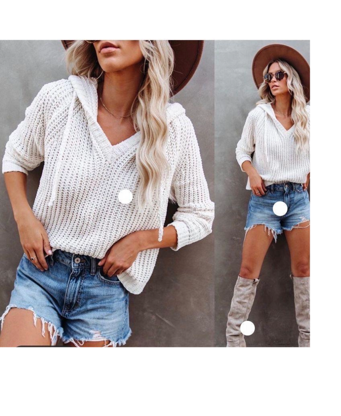 Coastal Breeze Knit Hoodie