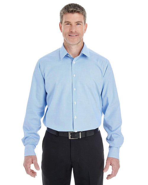 Devon & Jones Crown Woven Royal Dobby Shirt