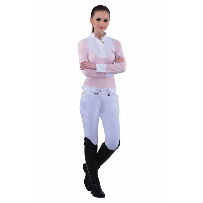 Equine Couture Ladies Sarah Silicone Knee Patch Breeches