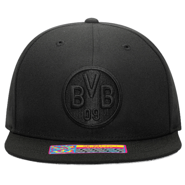 Fan Ink Borussia Dortmund Dusk Snapback Hat (Black) | SoccerWearhouse