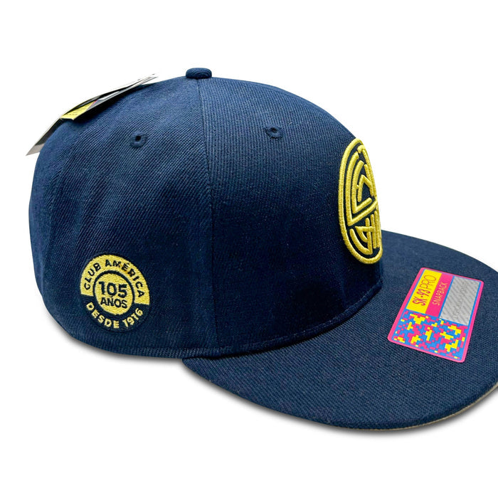 Fan Ink Club America 105 Years Snapback Hat (Navy) | SoccerWearhouse