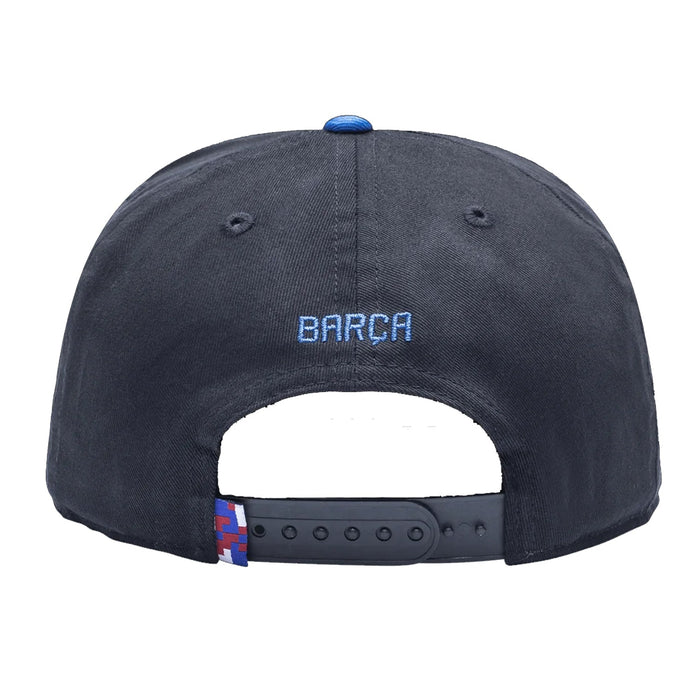 Fan Ink FC Barcelona Locale Snapback Hat (Black) | SoccerWearhouse