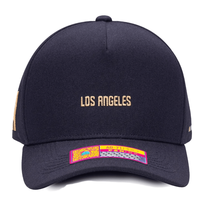 Fan Ink LAFC Lettering Snapback Adjustable Hat (Black/Gold) | SoccerWearhouse