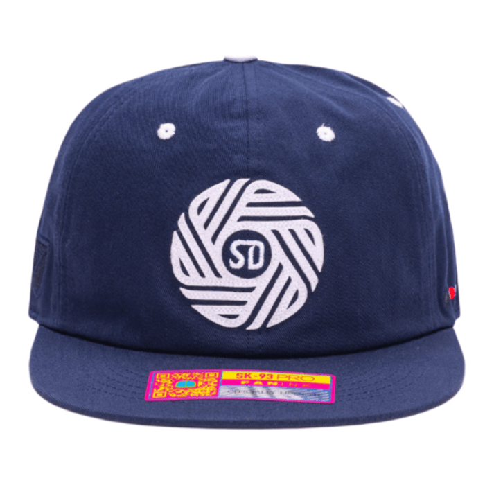 Fan Ink San Diego FC Bankroll Snapback Hat (Navy) | SoccerWearhouse