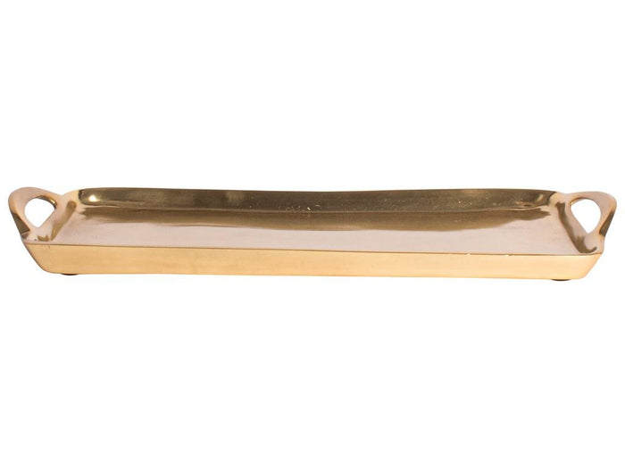 GUSTA GUSTA DECO DIENBLAD 36X16CM GOUD