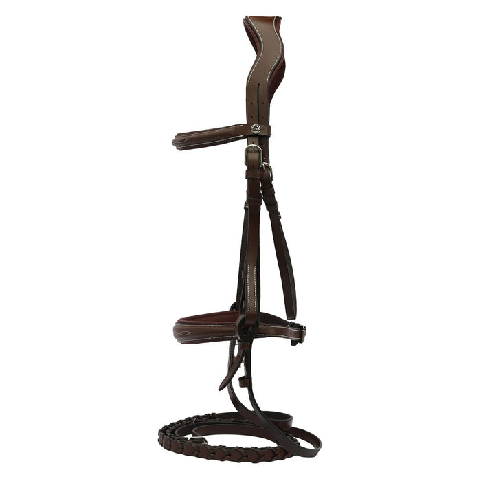 Henri de Rivel Pro Mono-Crown Padded Wide Noseband Bridle