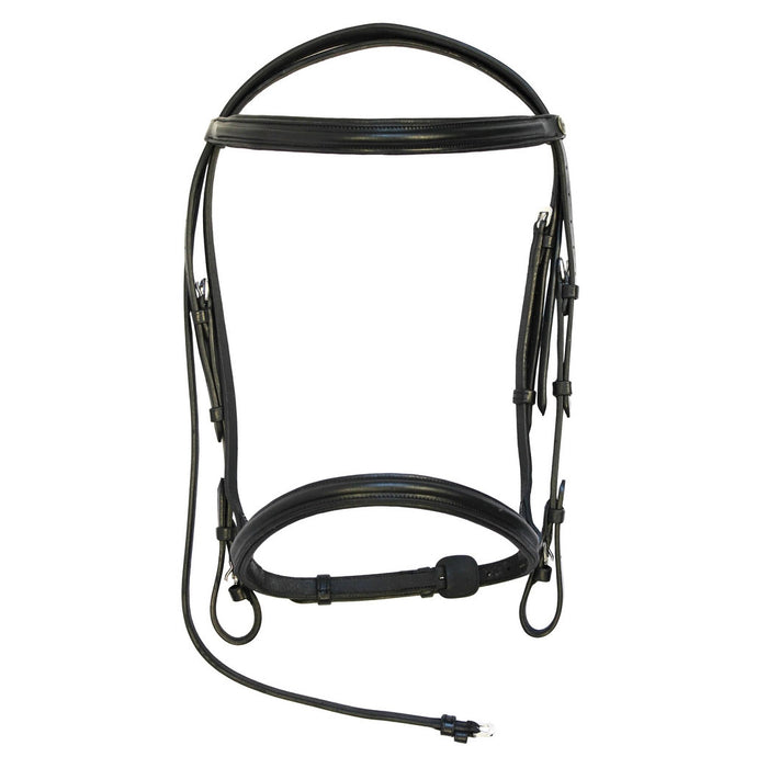 Henri de Rivel Pro Padded Dressage Bridle with Web Reins_5