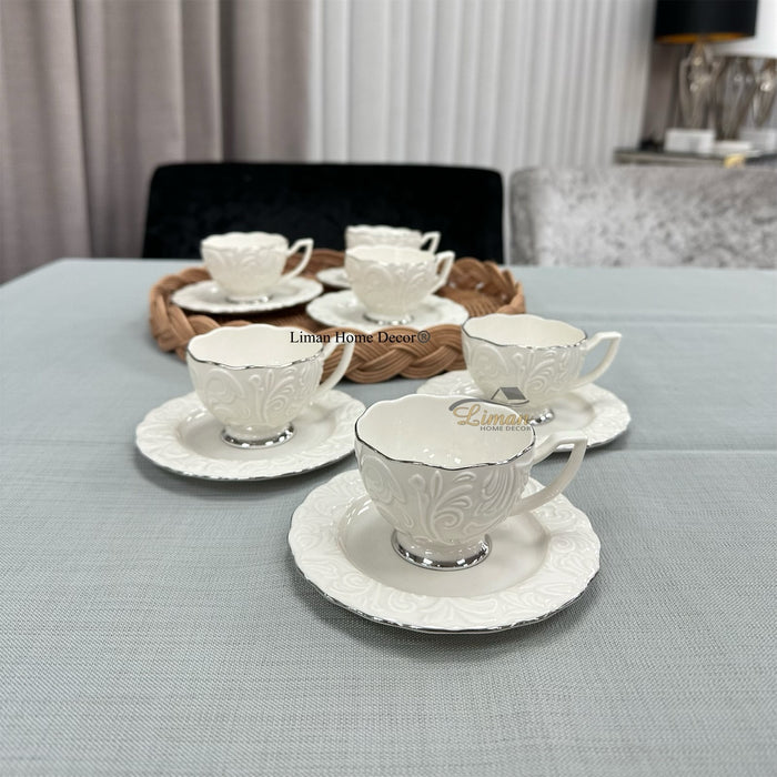 IPEK IPEK ESPRESSOSET 12 DELIG | 6 PERSOONS ZILVER