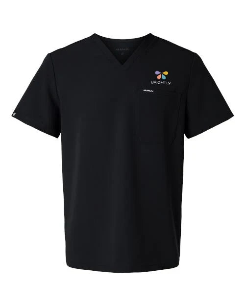 Jaanuu Holmes Everyday 1-Pocket Scrub V-Neck Top