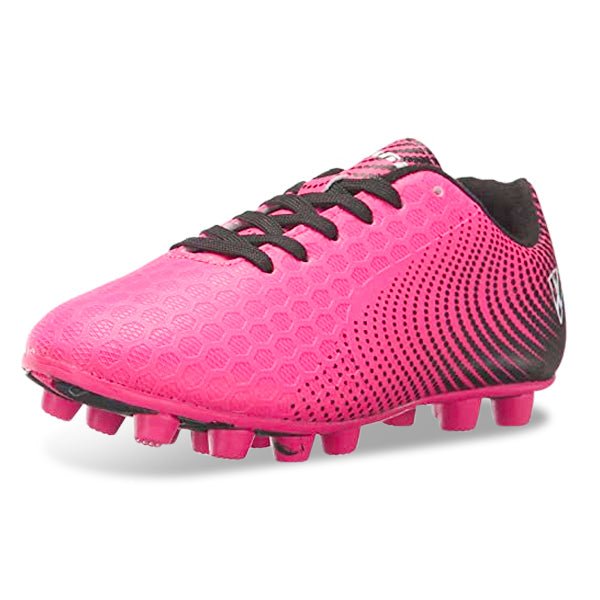Jr. Vizari Stealth FG Soccer Cleats (Pink/Black) | SoccerWearhouse