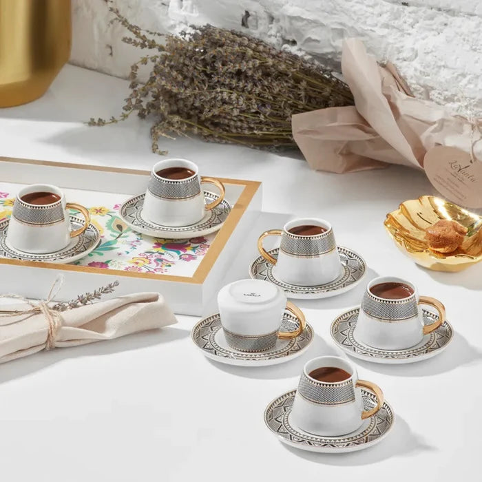 KARACA Karaca Globe Espressoset 12 Delig | 6 Persoons