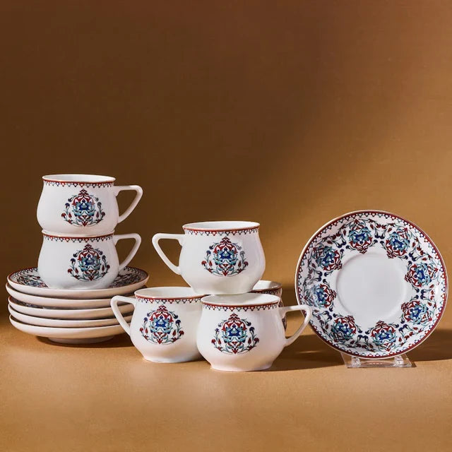 KARACA Karaca Nakkas Espressoset 12-Delig | 6-Persoons