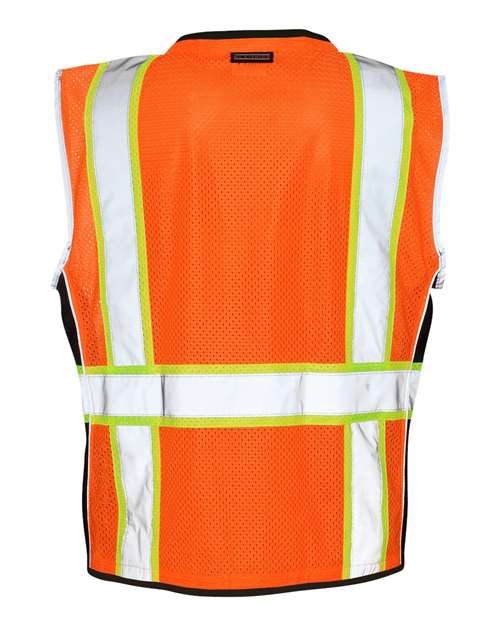 Kishigo Unisex Premium Black Series Heavy-Duty Vest