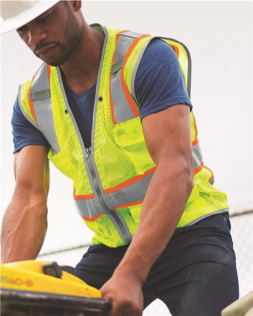 Kishigo Unisex Premium Brilliant Series Heavy-Duty Class 2 Vest