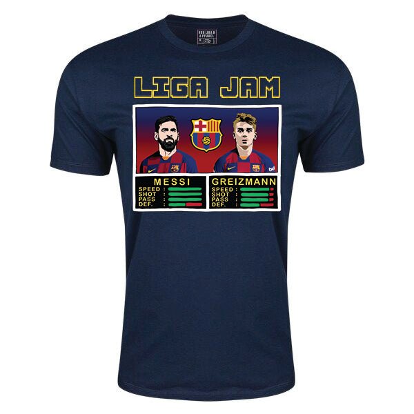 LIGA Jam Messi & Greizmann T-Shirt | SoccerWearhouse