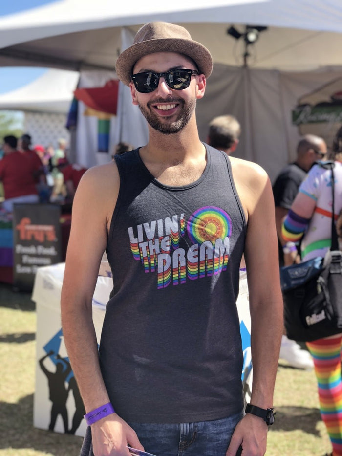 Livin The Dream - Men's Tank by Pride Socks