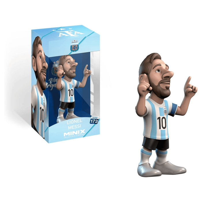 MINIX Lionel Messi Argentina Collectible Figure (Blue Edition) | SoccerWearhouse